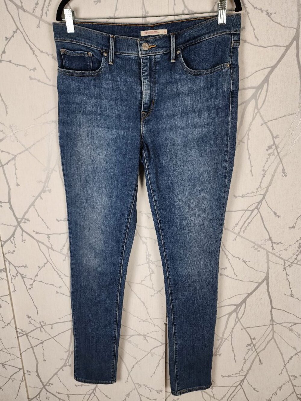 Levi's Medium Wash Stretch Denim 311 Shaping Skinny Jeans